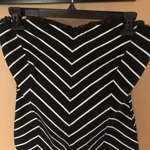 Black & White bustier